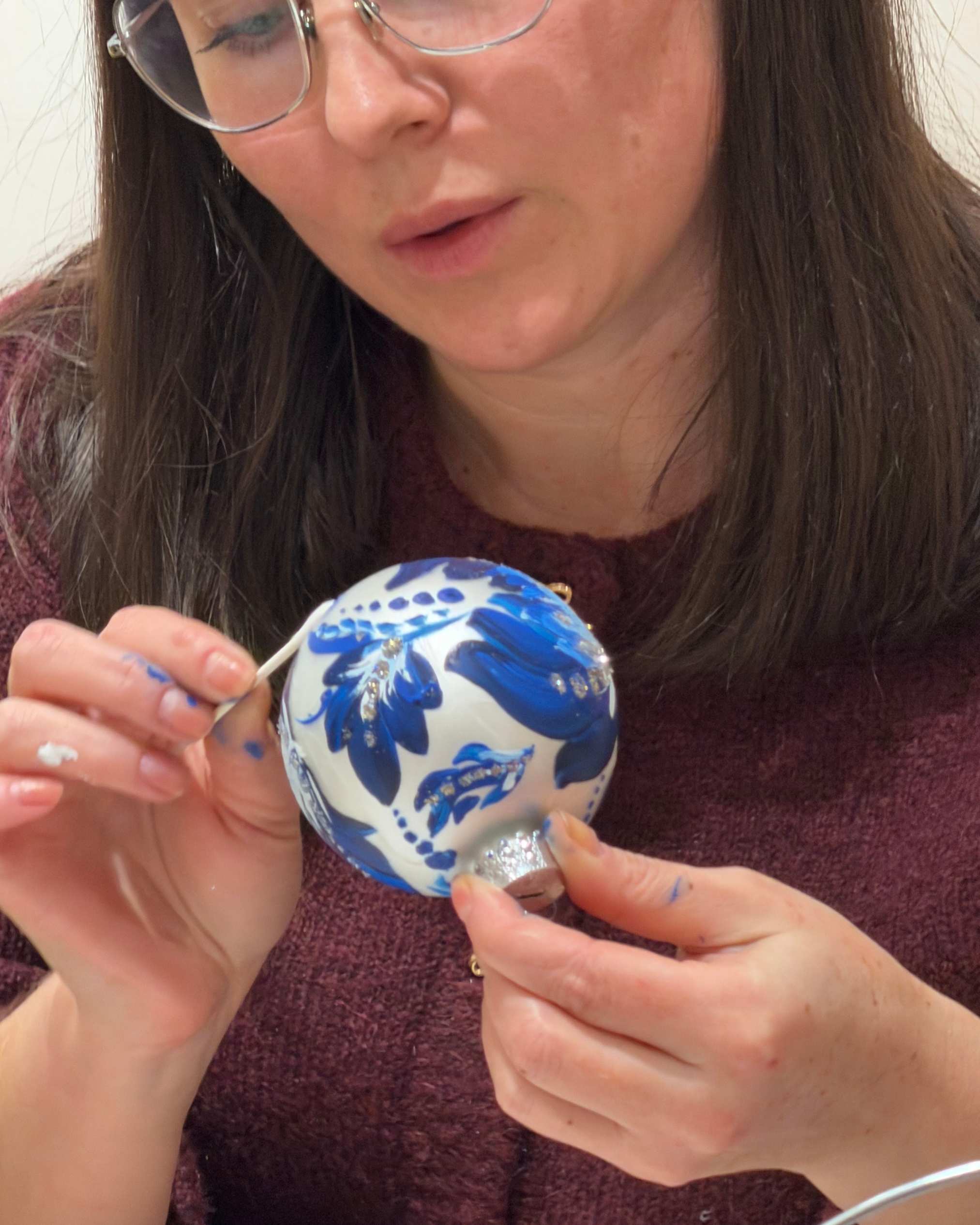 Petrykivka Christmas Ornament Workshop, Thursday, December 11, 2025